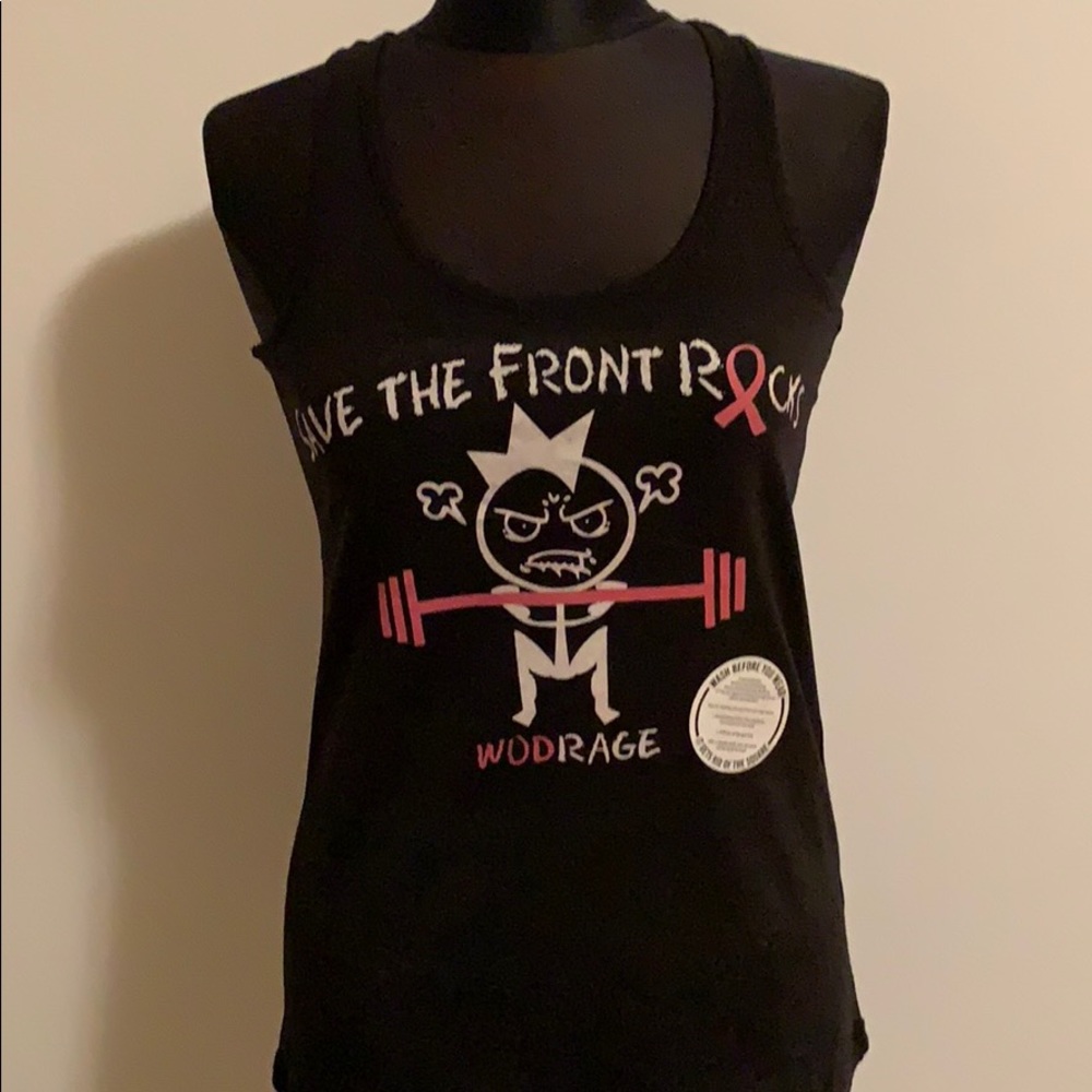 Save the Front Racks racerback tank